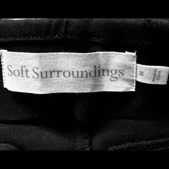 Soft Surroundings NWT Ultimate High Rise Zip Ankle Leggings- Black-Medium 10-12 - Picture 7 of 15